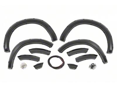 Rough Country Pocket Fender Flares; Black Crystal (09-18 RAM 1500, Excluding Rebel)