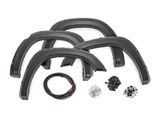 Rough Country Offroad Pocket Fender Flares; Flame Red (19-24 RAM 1500, Excluding Rebel & TRX)