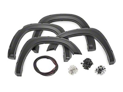 Rough Country Pocket Fender Flares; Maximum Steel (19-24 RAM 1500, Excluding Rebel & TRX)
