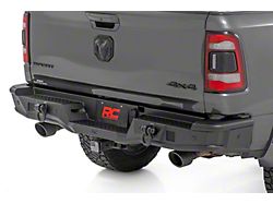 Rough Country Tubular Rear Bumper; Satin Black (19-24 RAM 1500)