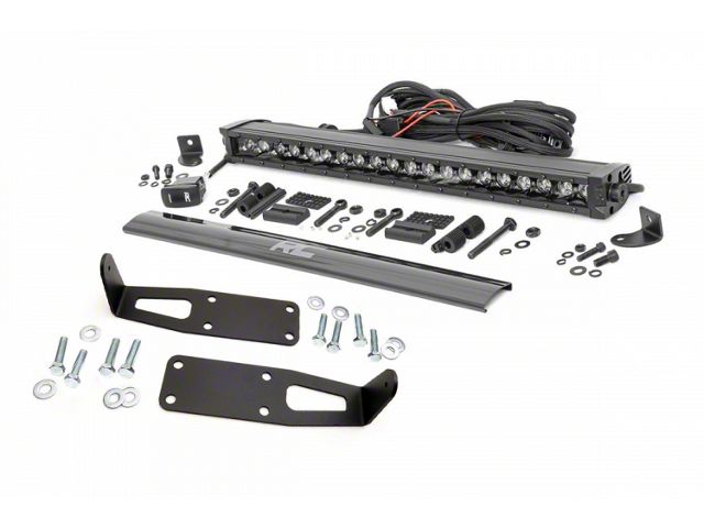 Rough Country 20-Inch Black Series Cool White DRL LED Hidden Bumper Kit (03-18 RAM 2500)