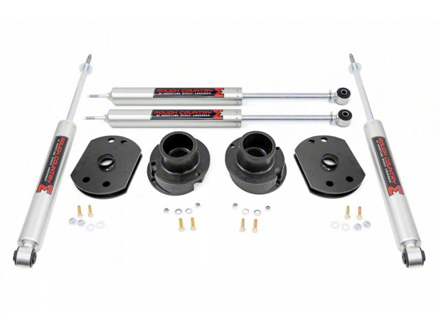 Rough Country 2.50-Inch Coil Spring Spacer Lift Kit with M1 Monotube Shocks (14-24 4WD RAM 2500 w/o Air Ride, Excluding Power Wagon)