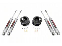 Rough Country 2.50-Inch Front Leveling Kit with Premium N3 Shocks ans Coil Spacers (14-24 4WD RAM 2500 w/ Rear Coil Springs, Excluding Power Wagon)