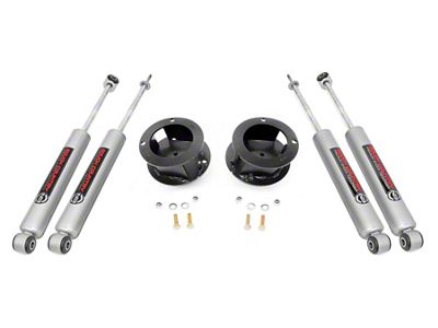 Rough Country 2.50-Inch Front Leveling Lift Kit with Premium N3 Shocks (14-24 4WD RAM 2500 w/ Rear Leaf Springs, Excluding Power Wagon)