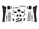 Rough Country 5-Inch Radius Arm Suspension Lift Kit with Standard Rate Coil Springs and Premium N3 Shocks (14-18 4WD 6.7L RAM 2500, Excluding Power Wagon)