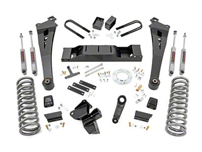 Rough Country 5-Inch Radius Arm Suspension Lift Kit with Premium N3 Shocks (19-24 4WD 6.7L RAM 2500 w/ Non-AISIN Transmission & w/o Air Ride)