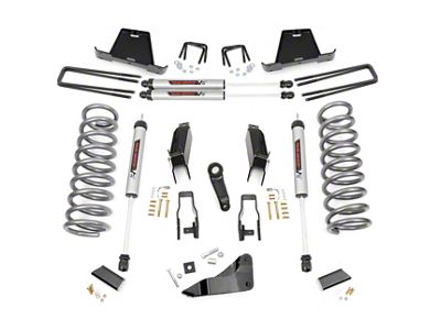 Rough Country 5-Inch Suspension Lift Kit with V2 Monotube Shocks (11-13 4WD 5.7L RAM 2500 Mega Cab, Excluding Power Wagon)