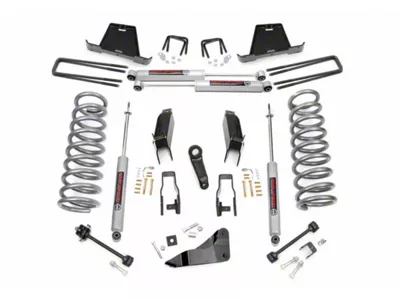 Rough Country 5-Inch Suspension Lift Kit with Premium N3 Shocks (03-07 4WD 5.7L RAM 2500 SRW, Excluding Power Wagon)