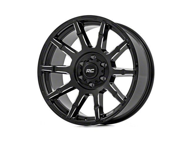 Rough Country 83 Series Gloss Black 8-Lug Wheel; 20x9; -12mm Offset (19-24 RAM 2500)