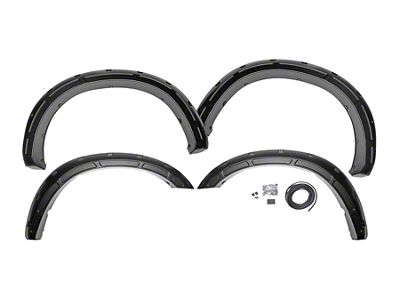 Rough Country Defender Pocket Fender Flares; Gloss Black (19-23 RAM 2500)