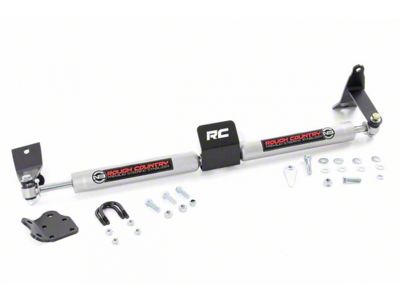 Rough Country Dual Steering Stabilizer for 2+ Inch Lift (03-13 4WD RAM 2500)