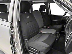 Rough Country Neoprene Front and Rear Seat Covers; Black (10-18 RAM 2500 Crew Cab w/ Bucket Seats)