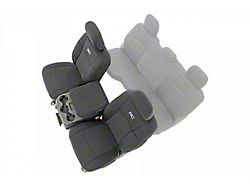Rough Country Neoprene Front Seat Covers; Black (19-23 RAM 2500 w/ Front Bucket Seats)