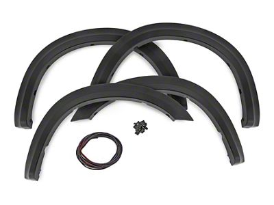 Rough Country Sport Fender Flares; Flat Black (19-24 RAM 2500)