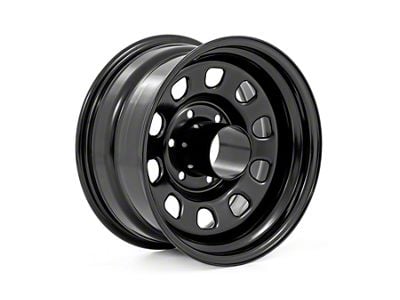Rough Country Steel Gloss Black 8-Lug Wheel; 17x9; -12mm Offset (19-24 RAM 2500)