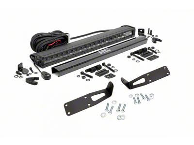 Rough Country 20-Inch Black Series LED Light Bar Hidden Bumper Kit (03-18 RAM 3500)