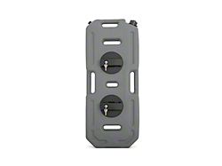Rough Country 20L Fluid Container with Locker; Gray