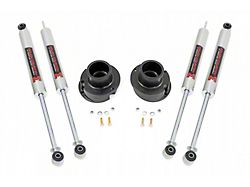 Rough Country Suspension 2.50-Inch Front Leveling Kit with M1 Monotube Shocks (13-26 4WD RAM 3500 w/ Rear Leaf Springs)