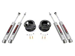Rough Country 2.50-Inch Front Leveling Lift Kit with Premium N3 Shocks (13-24 4WD RAM 3500 w/ Rear Leaf Springs, Excluding Power Wagon)