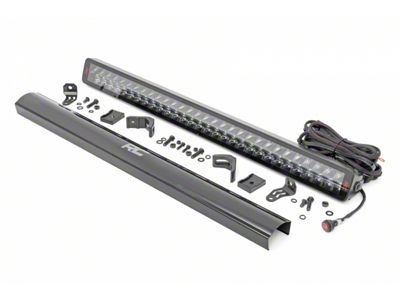 Rough Country 30-Inch Spectrum Series Dual Row LED Light Bar; Flood/Spot Combo Beam (Universal; Some Adaptation May Be Required)