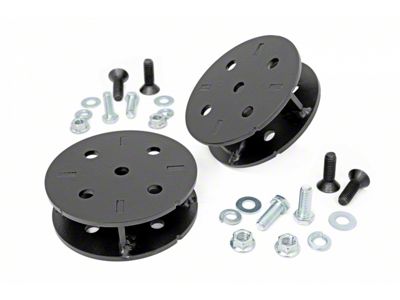 Rough Country 6-Inch Rear Air Spring Spacers (Universal; Some Adaptation May Be Required)