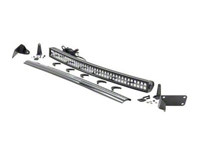 Rough Country 40-Inch Curved Black Series LED Light Bar Hidden Bumper Kit (10-18 RAM 3500)