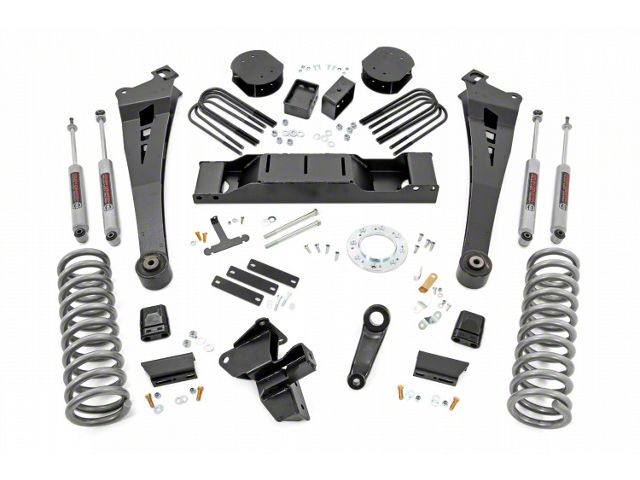 Rough Country 5-Inch Suspension Lift Kit (19-24 4WD 6.7L RAM 3500 w/ AISIN Transmission)