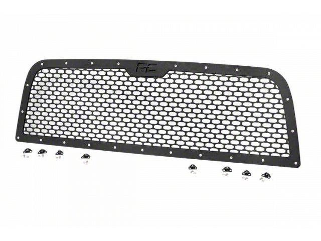 Rough Country Mesh Upper Grille Insert; Black (13-18 RAM 3500, Excluding Limited & Power Wagon)