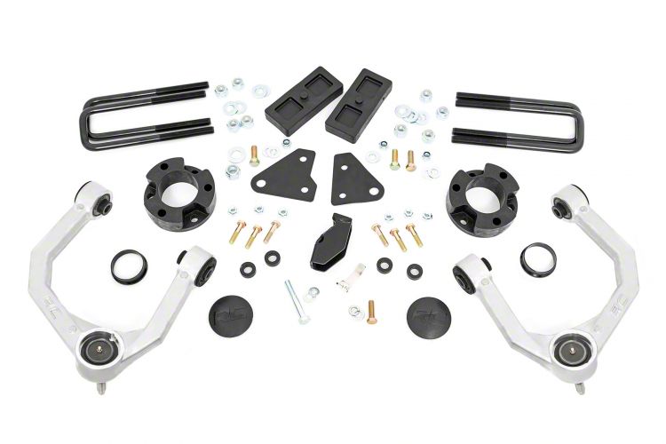 3.5 Inch Lift Kit N3 Cast Steel Knuckles 19-22 Ford Ranger 4WD Rough Country main image 1