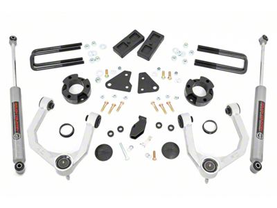 Rough Country 3.50-Inch Suspension Lift Kit with Premium N3 Shocks (19-23 4WD Ranger w/ Factory Cast Steel Knuckles, Excluding Tremor)