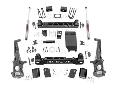 Rough Country 6-Inch Suspension Lift Kit with Premium N3 Shocks (19-24 4WD Ranger w/ Factory Cast Steel Knuckles, Excluding Raptor & Tremor)