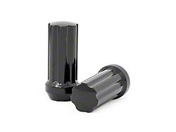 Rough Country Black Bulge Acorn Style Lug Nut Kit; M12 x 1.5; Set of 24 (19-25 Ranger)