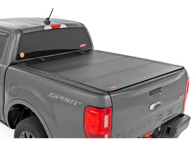 Rough Country Hard Tri-Fold Flip-Up Tonneau Cover (19-23 Ranger)