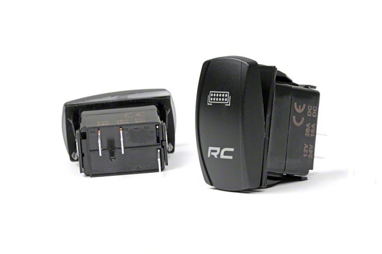 Rough Country Ranger Rocker Switch with Blue Back Light 709SW ...
