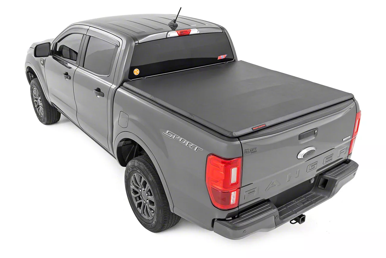 Rough Country Ranger Soft Tri-Fold Tonneau Cover FR27017 (19-23 Ranger ...