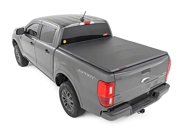 Soft Cover Ranger Rough Country Ranger Soft Tri-Fold Tonneau Cover FR27017 (19-23 Ranger ...