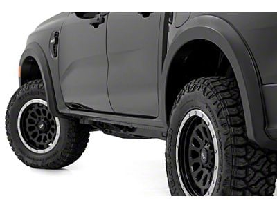 Rough Country Sport Fender Flares; Oxford White (24-25 Ranger w/o Intergrated Boxside Step, Excluding Raptor)