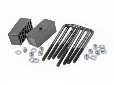 Rough Country 2-Inch Rear Lift Blocks (99-25 Sierra 1500)