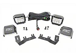 Rough Country 3-Inch Osram Wide Angle Series LED Ditch Light Kit (14-18 Sierra 1500)