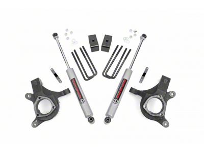 Rough Country 3-Inch Suspension Lift Kit with Premium N3 Shocks (07-13 2WD Sierra 1500)
