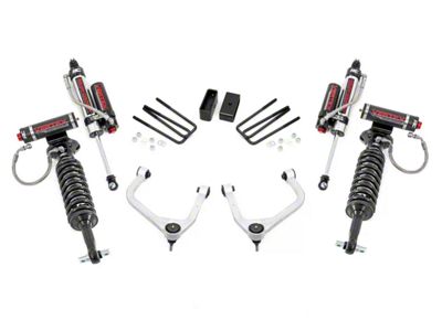 Rough Country Suspension 3.50-Inch Forged Upper Control Arm Suspension Lift Kit with Vertex Adjustable Coil-Overs and Vertex Shocks (19-25 Sierra 1500 w/ 5.80-Foot Short Box, Excluding AT4 & Denali)