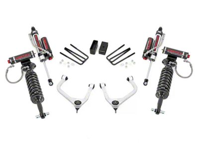 Rough Country 3.50-Inch Forged Upper Control Arm Suspension Lift Kit with Vertex Adjustable Coil-Overs and Vertex Shocks (19-24 Sierra 1500 w/ 5.80-Foot Short Box, Excluding AT4 & Denali)