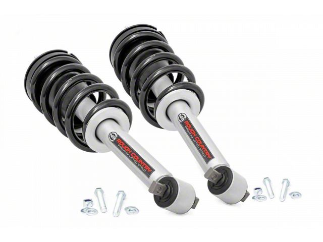 Rough Country N3 Loaded Front Struts for 3.50-Inch Lift (19-24 Sierra 1500, Excluding Diesel)