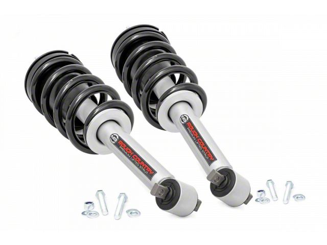 Rough Country N3 Loaded Front Struts for 3.50-Inch Lift (14-18 Sierra 1500)