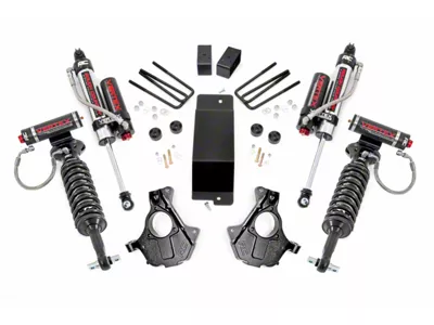 Rough Country 3.50-Inch Knuckle Suspension Lift Kit with Vertex Adjustable Coil-Overs and Vertex Shocks (07-13 4WD Sierra 1500)