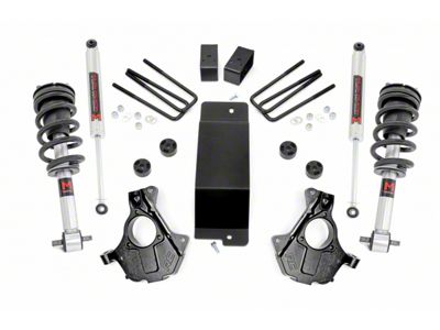 Rough Country 3.50-Inch Knuckle Suspension Lift Kit with M1 Monotube Shocks (07-13 4WD Sierra 1500)