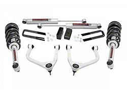 Rough Country Suspension 3.50-Inch Suspension Lift Kit with Upper Control Arms, Lifted Struts and Premium N3 Shocks (19-25 Sierra 1500 Crew Cab w/ 5.80-Foot Short Box, Excluding AT4 & Denali)
