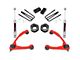 Rough Country 3.50-Inch Suspension Lift Kit with Upper Control Arms and Premium N3 Shocks; Red (07-18 2WD Sierra 1500, Excluding 14-18 Denali)