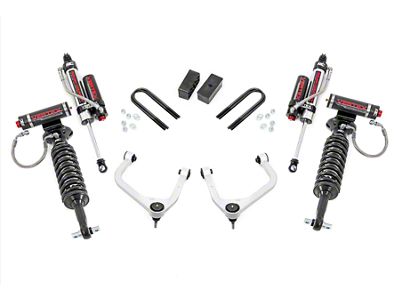 Rough Country Suspension 3.50-Inch Suspension Lift Kit with Vertex Adjustable Coil-Overs and Reservoir Shocks (25-26 Sierra 1500 w/ OEM Mon-Leaf Springs & w/o Adaptive Ride Control, Excluding AT4, Denali & Diesel)