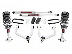 Rough Country Suspension 3.50-Inch Suspension Lift Kit with M1 Struts and M1 Rear Shocks (19-26 Sierra 1500 w/ OEM Mono-Leaf Springs & w/o Adaptive Ride Control, Excluding AT4)